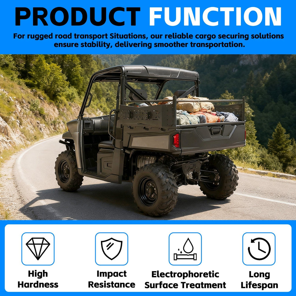 Rear Cargo Rack Bed Rack For Polaris Ranger XP 570 900 1000 Crew 15 25 Steel