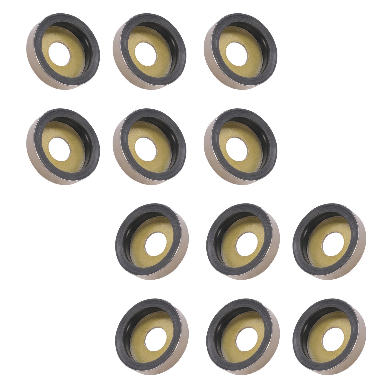 Front A Arm Bushing and Dust Cover Kit for Yamaha Banshee 350 YFZ350 Black Gold