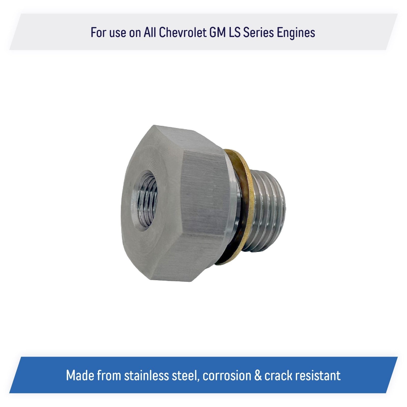Oil Pressure Sensor Adapter for Chevy GM LS Engines LS1 LS2 LS3 LSX M16x1.5