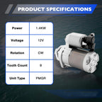 3110098L10 Boat Outboard Engine Starter Motor for Suzuki DF70A DF225T 2017 2024