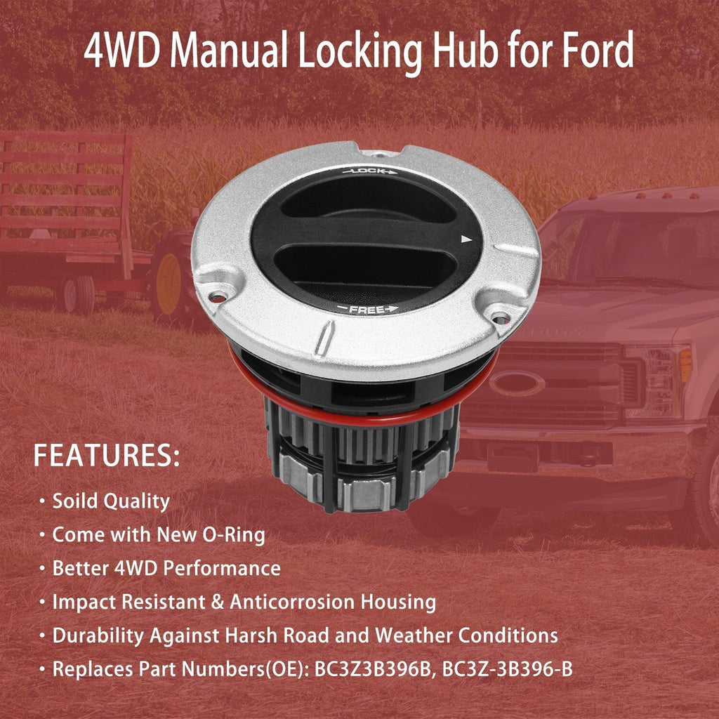 Front Manual Lock Hub Link for Ford F250 F350 F450 F550 Super Duty 2005 2023 2X