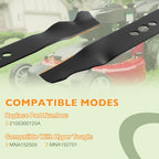 2105300125A 20 Inch Lawn Mower Deck Blade for MNA152505 MNA152701 Black