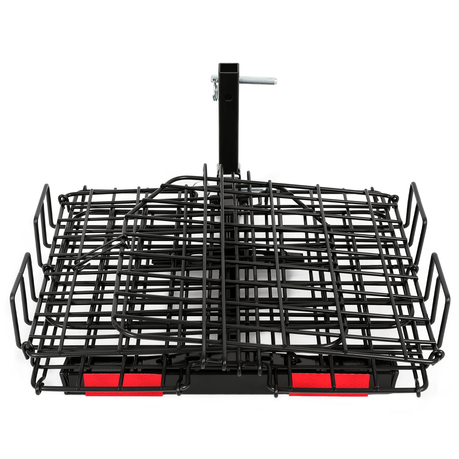 Folding Rear Basket Accessory for Most Mobility Scooters Sturdy Steel Black