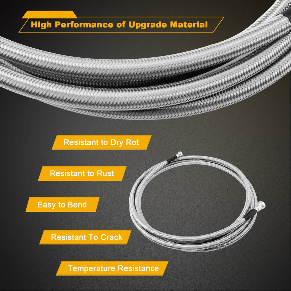 QFF0015SS Fuel Gas Line Kit Complete Repair Lines For Chevy 05 10 Cobalt HHR G5