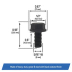 Differential Cover Bolts for Dana 30 35 44 Jeep YJ TJ JK XJ MJ ZJ WJ WK XK 10