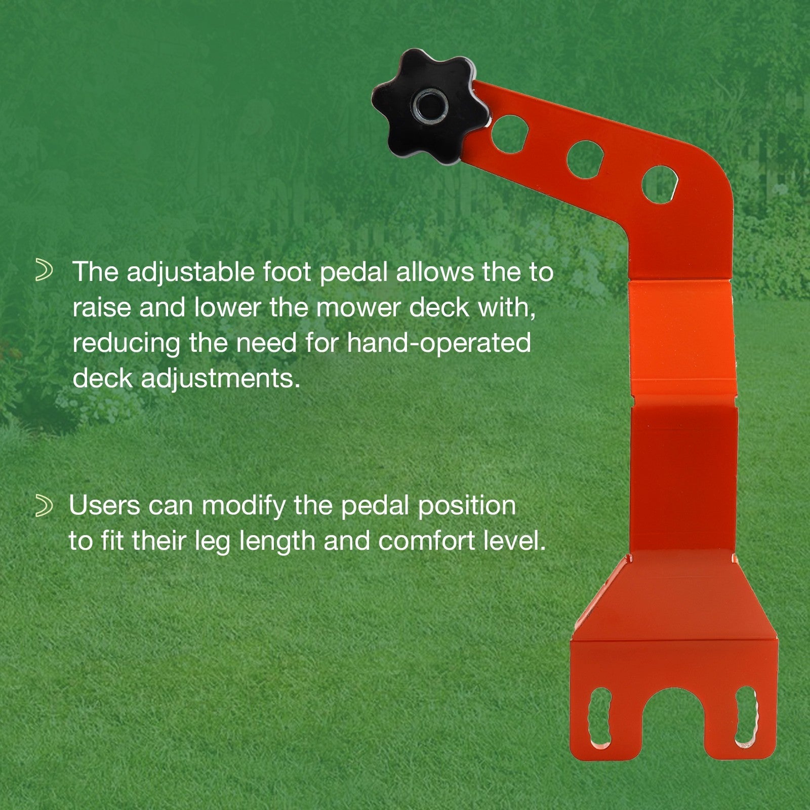 Adjustable Foot Pedal For Bad Boy Maverick ZT Elite Avenger MZ Magnum Mowers