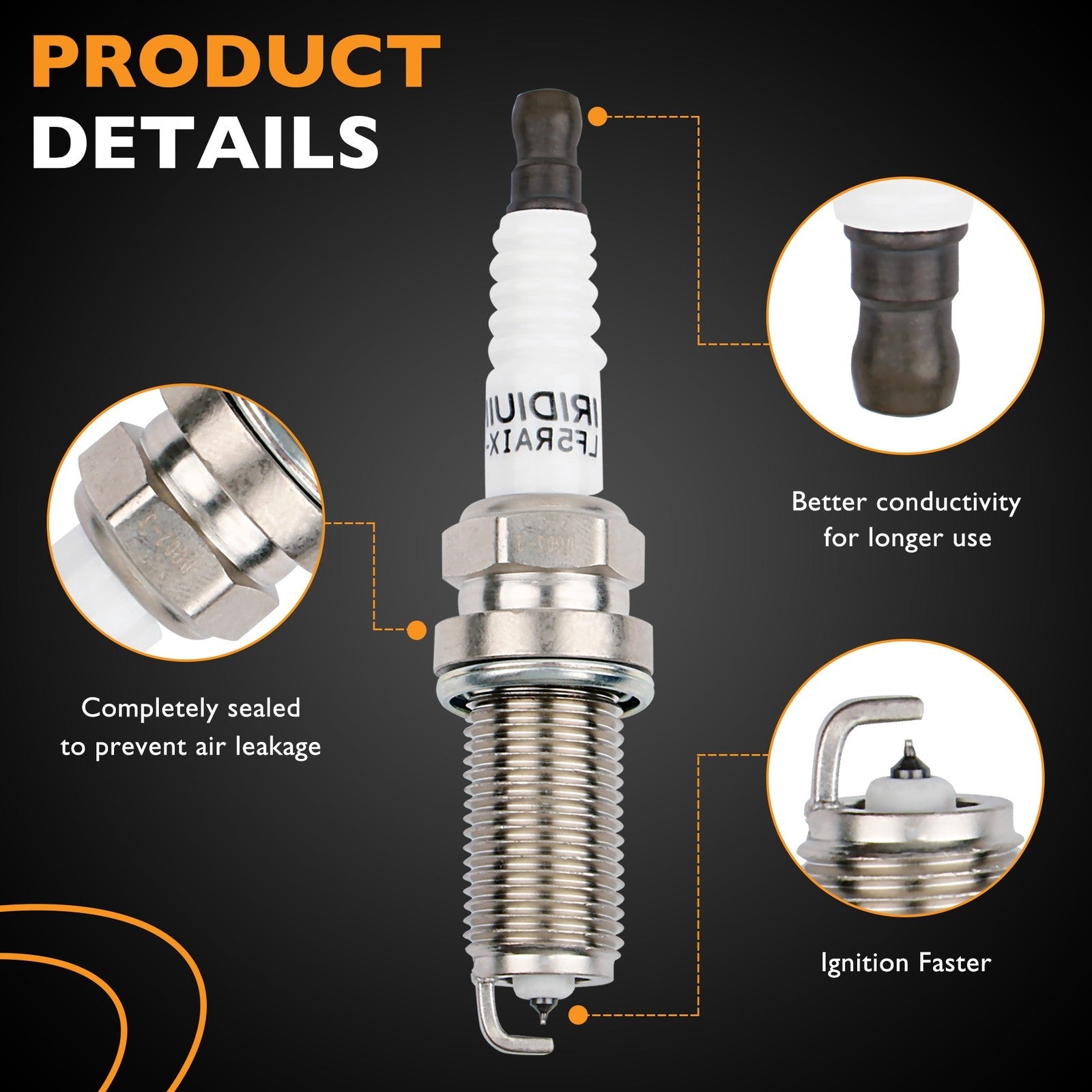 Ignition Coils & Iridium Spark Plug Pack for Kia Sorento Hyundai Tucson 09 13 4