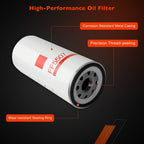 LF667 Diesel Oil Fuel Filter Change Kit For Volvo D12 D13 LF3654 FF5507 4 Piece