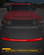 Red Upper Outer Moulding Trim Front Top Windshield for Toyota FJ Cruiser 2007 14