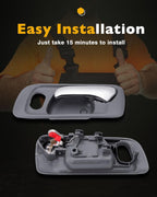 72165S84A01ZB Interior Door Handle Kit for Honda Accord Odyssey 1998 to 2004