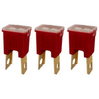 Straight Male Fuse Cartridge FLM PAL Auto Link for Car Truck RV SUV 50A 3 Pack
