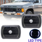 LED Headlights 5x7 7x6 Inch H4 HB2 9003 for 1983-1997 for Nissan Pickup