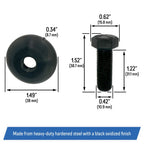 532193003 Blade Bolt and Washer Assembly for Husqvarna Poulan Roper Craftsman 3 Pack