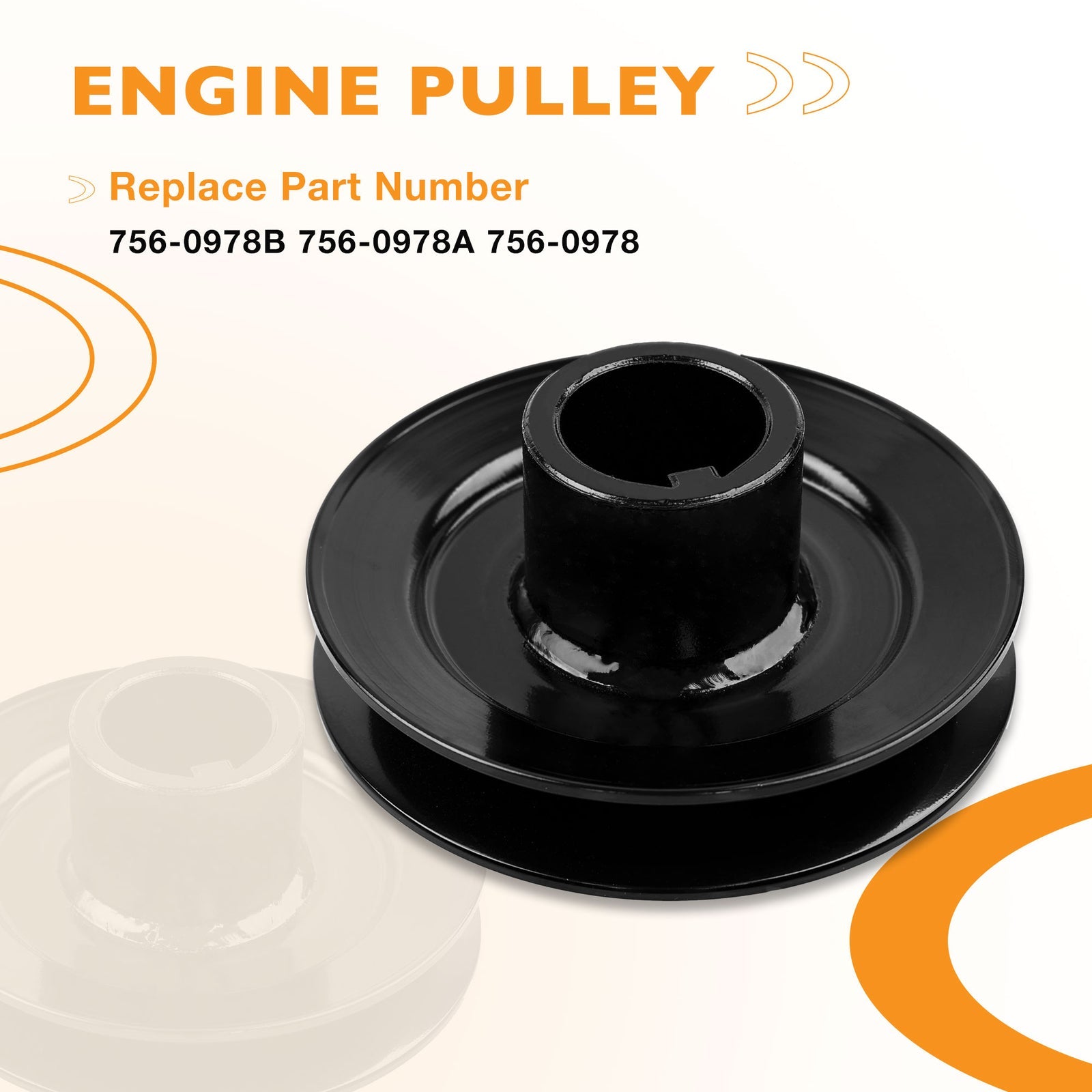 756-0978B Engine Pulley for Cub Cadet MTD RZT GTX LGT LT-1046