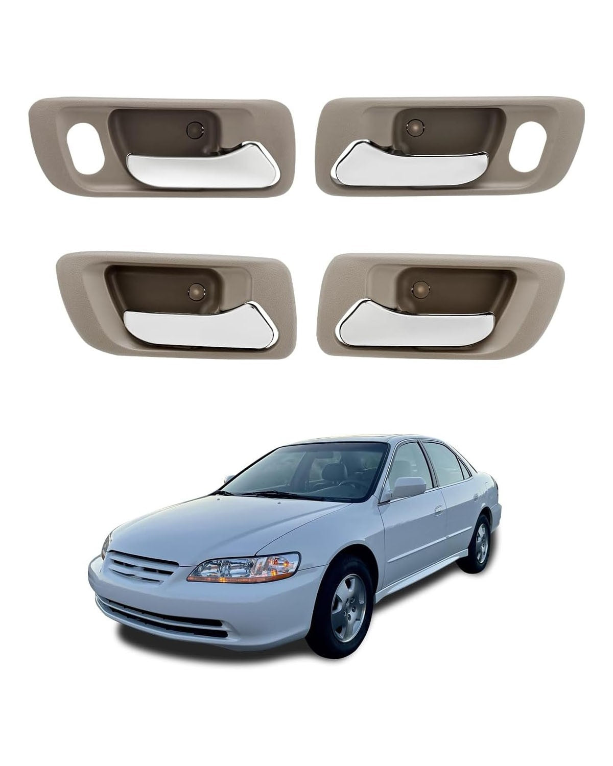 72165S84A01ZC Interior Door Handle Kit for Honda 1998 2004 Accord Odyssey