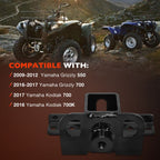 101280 2 Inch ATV Receiver Hitch Adapter for Yamaha Grizzly Kodiak 550 07 23