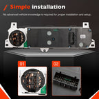 Heater AC HVAC Climate Control Module Panel Switch for Honda Accord 2001 2002