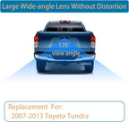 Rear View Backup Camera Chrome Tailgate Handle Kit for Toyota Tundra 2007 2013