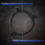 9N12259A Cylinder Spark Plug Wire Set for Ford Holland 2N 8N 9N 9N12287B 4X