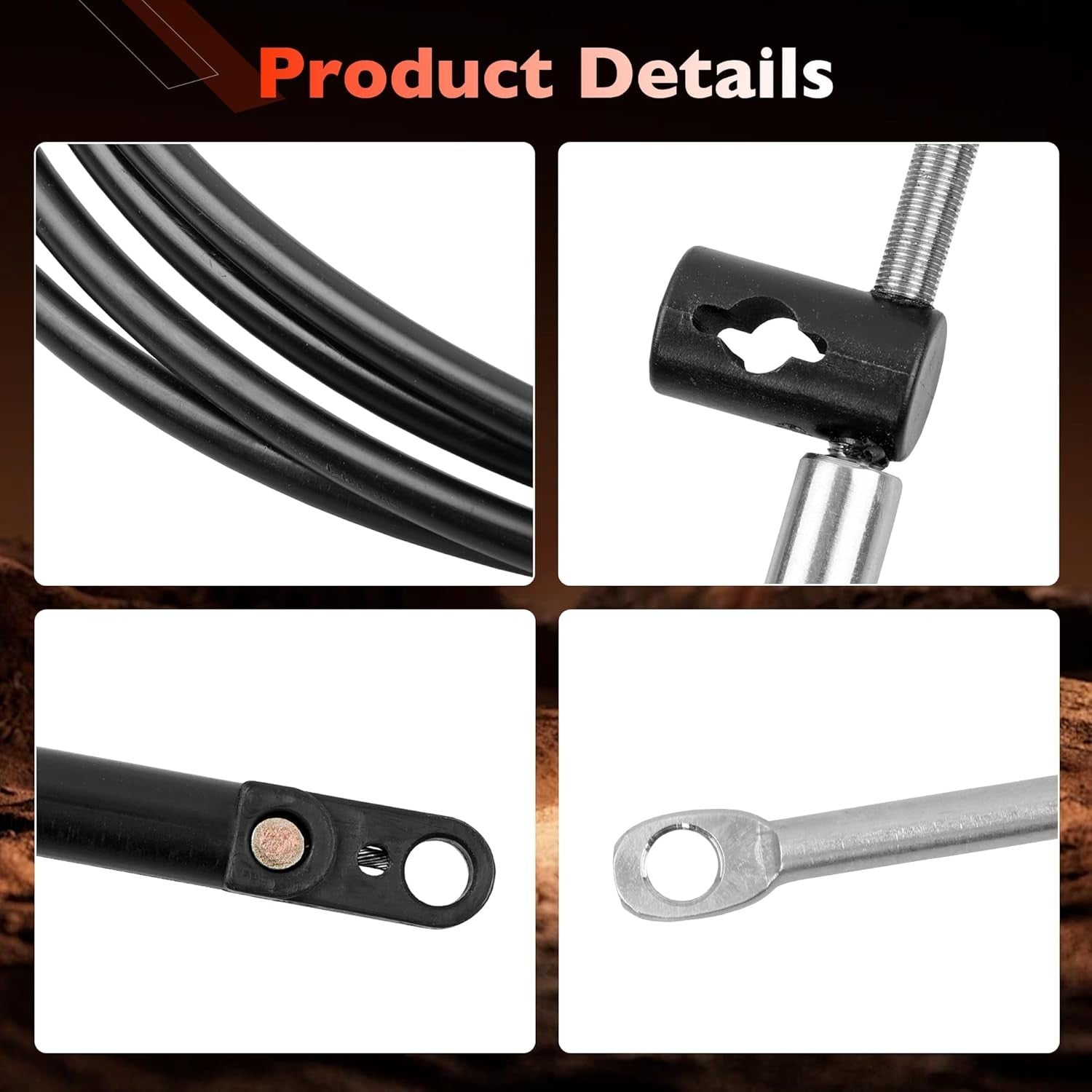 Outboard Throttle Shift Control Cables 16FT GEN 1 for Mercury MerCruiser 2Pcs