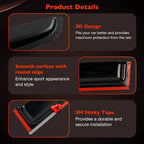 Side Window Visor Rain Guards Deflectors for Toyota Tacoma 2016 2023 Black 4 Pcs