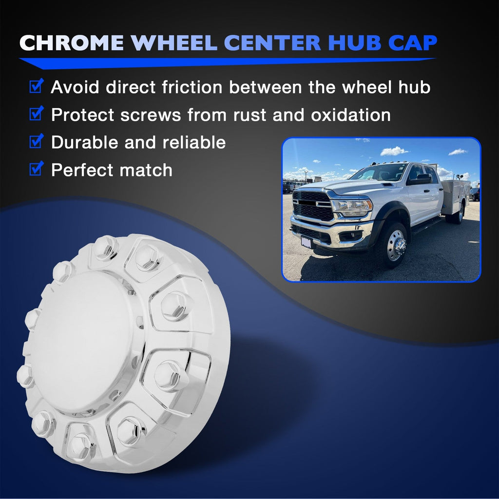 6PG03SZ1 Front Wheel Center Hub Cap Cover for Ram 4500 5500 2019 2021 2 Pcs