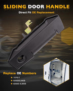 Exterior Rear Right Side Sliding Door Handle For Nissan NV200 City Express 13 21