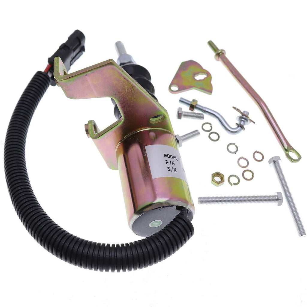 Fuel Shutoff Solenoid SA-3742-12 3932017 For Cummins Deutz Bosch RSV 12V