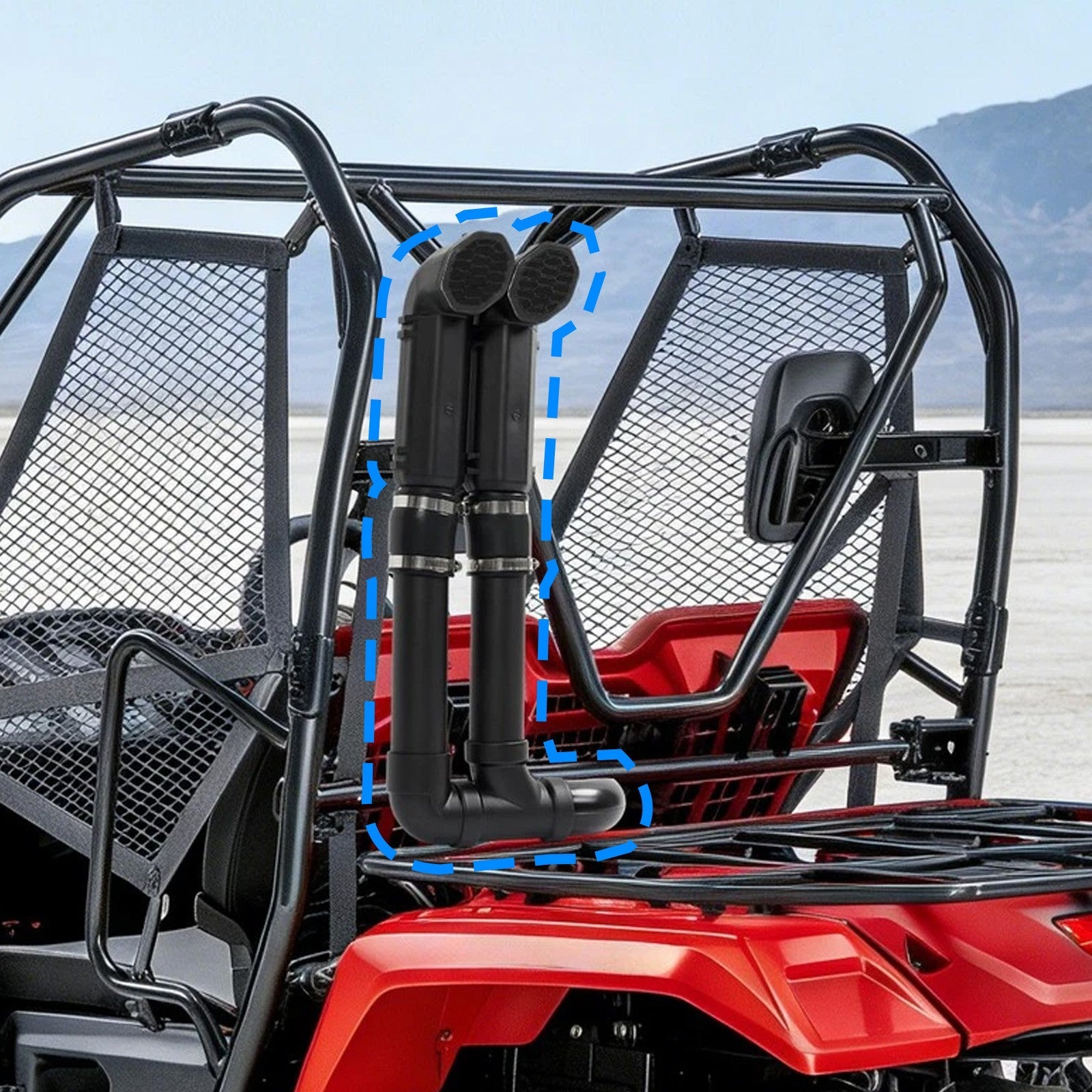 Snorkel Kit For Honda Pioneer 500 2015 2022 Clamp On Plastic Abs Pvc