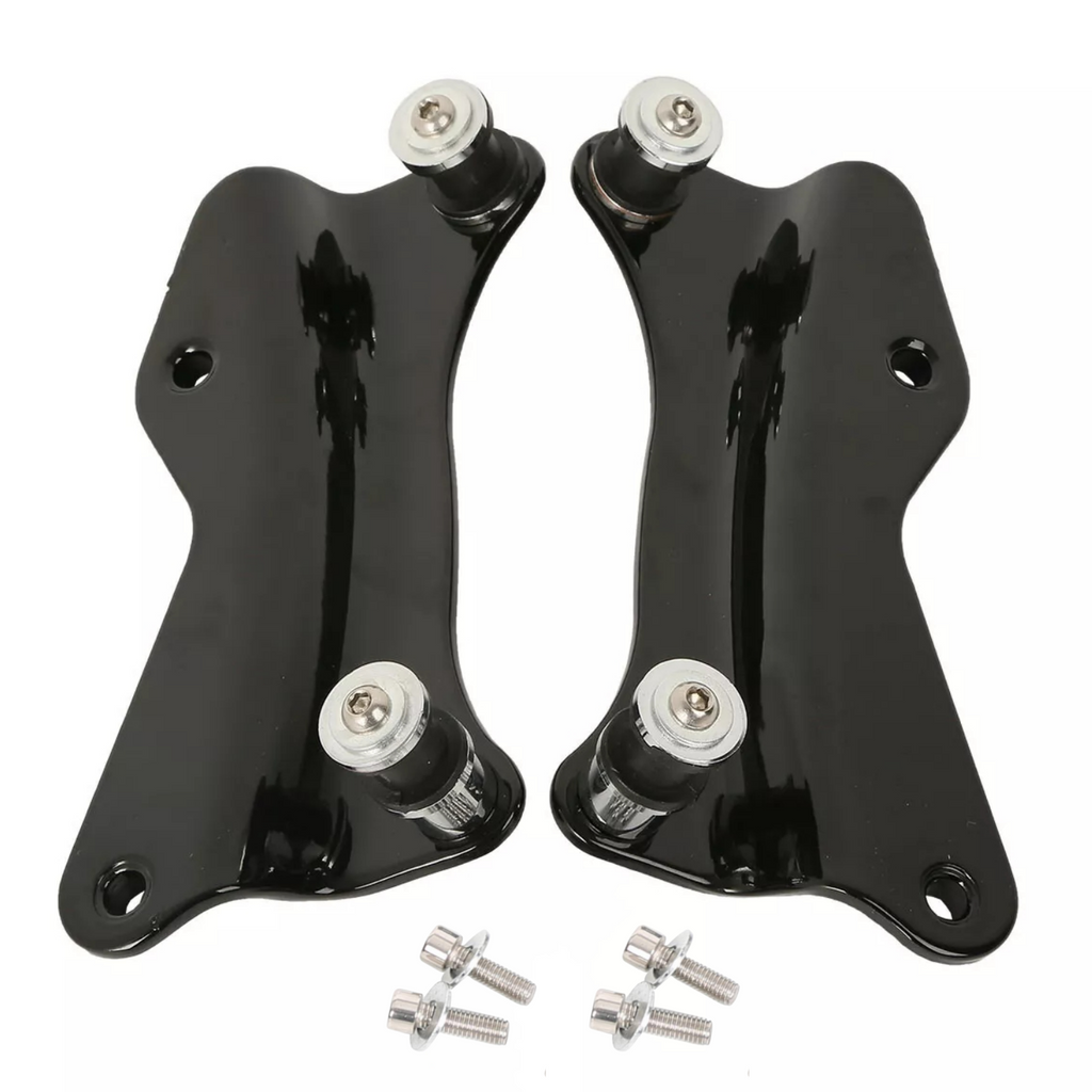 Black Docking Hardware Kit 4 Point for Harley Davidson Touring 2014 2026 2023