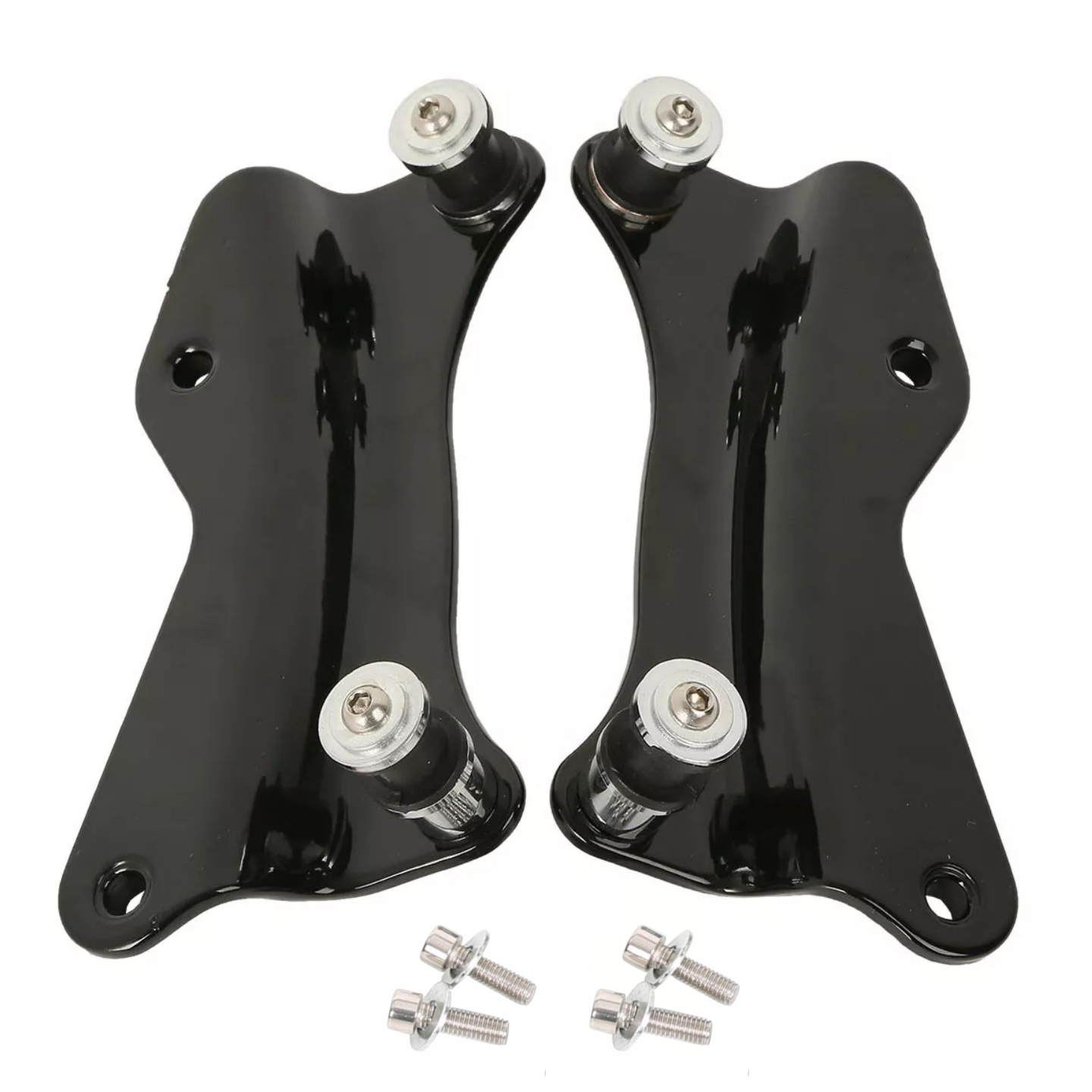 Black Docking Hardware Kit 4 Point for Harley Davidson Touring 2014 2026 2023