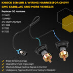 213-3521 Dual Knock Sensors Kit for 1999-07 Chevy Tahoe Suburban GMC 4.8 5.3 6.0