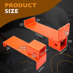 Trailer Hitch Receivers Kit for ZT Elite Magnum Avengers Mavericks 2 Inch 18 20