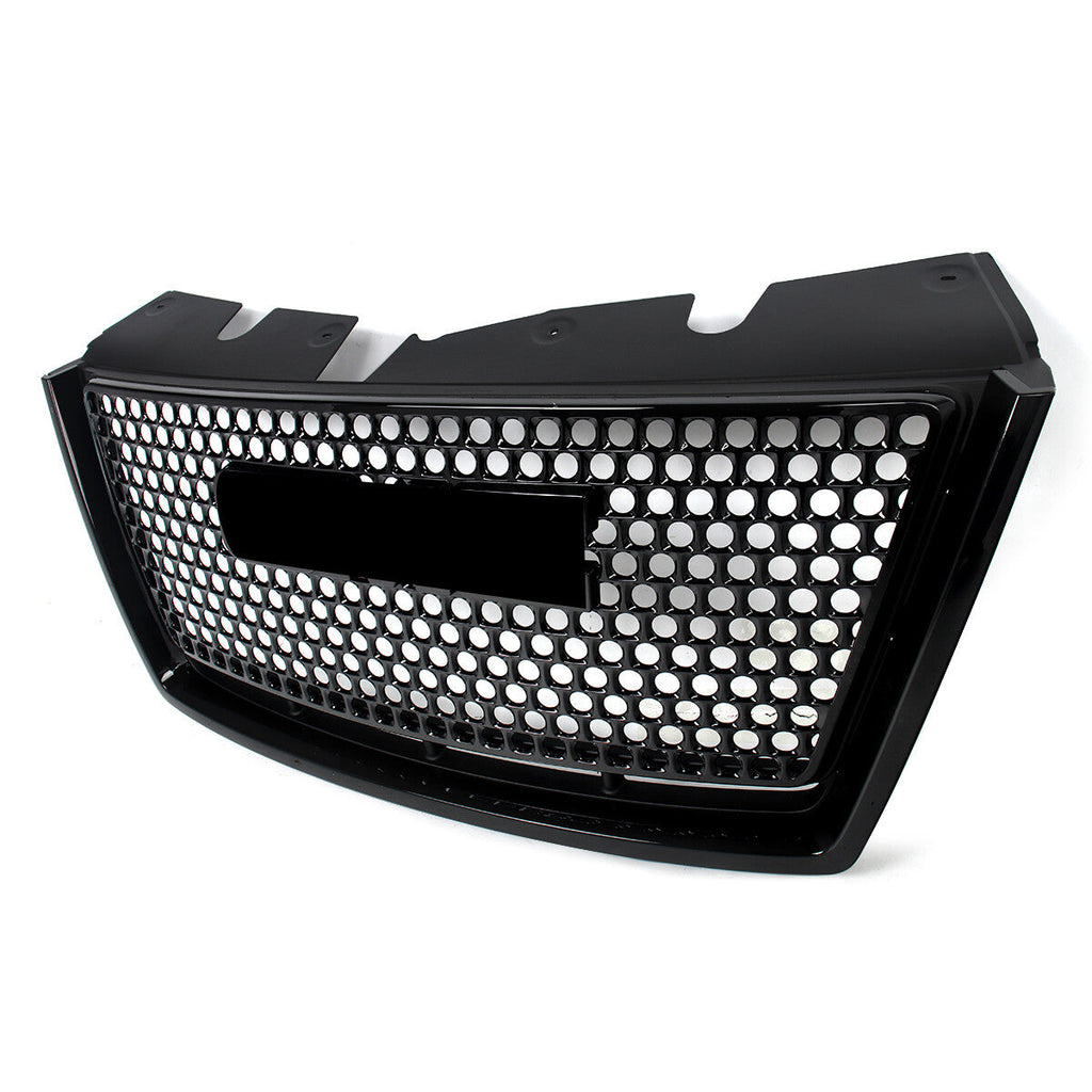 Gloss Black Front Bumper Upper Grille For GMC Terrain Denali 2010-2015