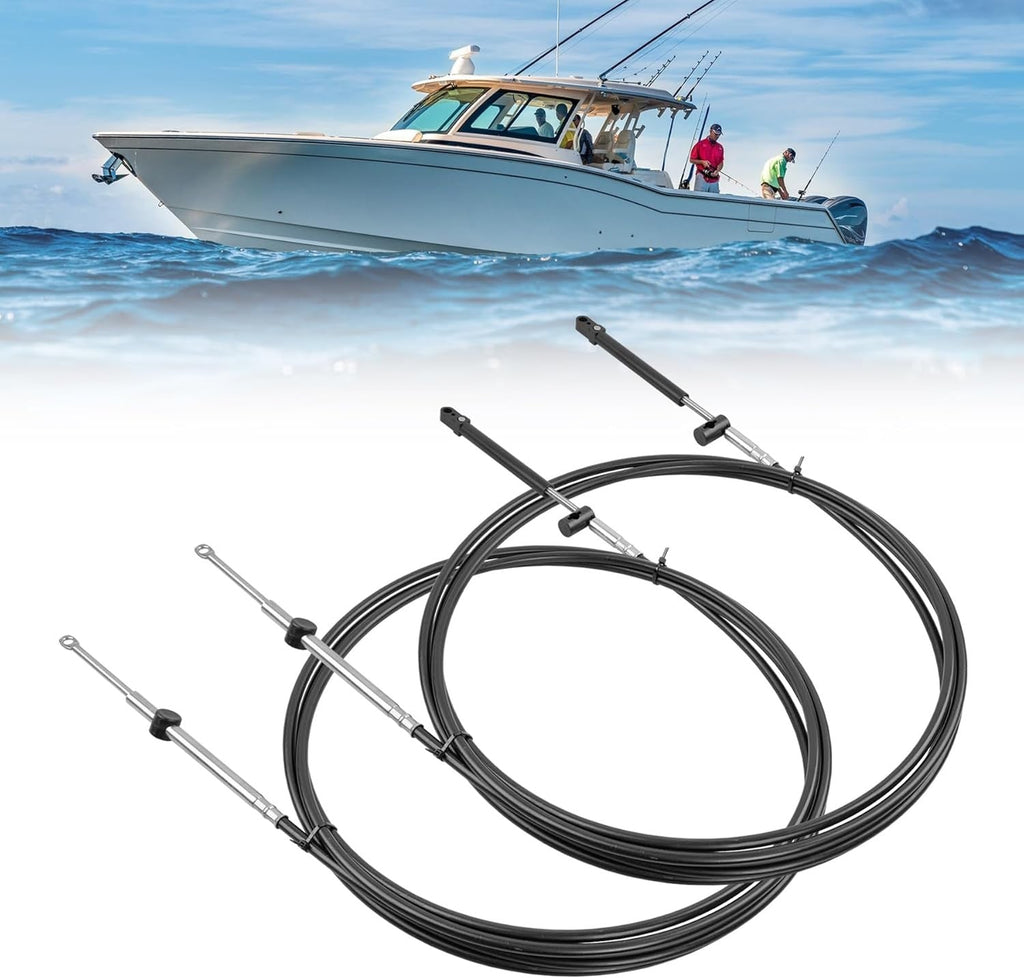 Outboard Throttle Shift Control Cables 14FT GEN 1 for Mercury MerCruiser 2 Pack
