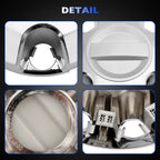 2017to2022 Chrome Wheel Center Hub Cap Cover for Ford F250 F350 Super Duty 4PCS