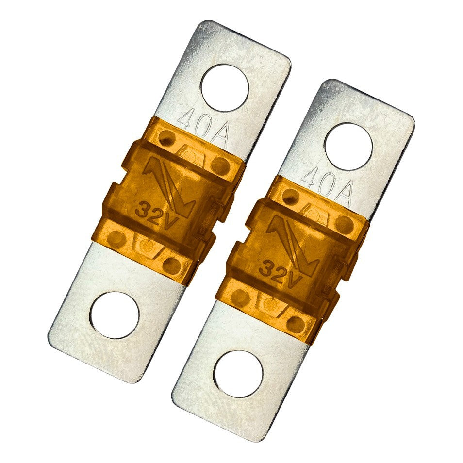 MIDI AMI 40A 40 Amp 32V Fuse for Auto Marine Stereo Audio Video Bolt On 2 Pack