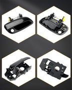 Door Handles Exterior Interior Front Rear for 01 06 Hyundai Elantra 8 Pieces