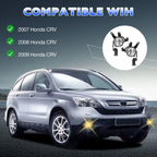 Clear Fog Light Kit for Honda CRV 2007 2009 Front Bumper Driving Lamps Pair