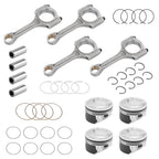 2.4 Engine Piston Kit w/ Connecting Rod Set for Hyundai Sonata Kia Optim Sorento