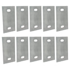 Stationary Dock Washer Plate 5 x 2.5 Inch Heavy Duty Galvanized Steel 10 Pack