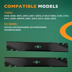 120950003 Lawn Mower Mulching Blades for Toro Ex Mark ECKA30 22205TE 20120 2x