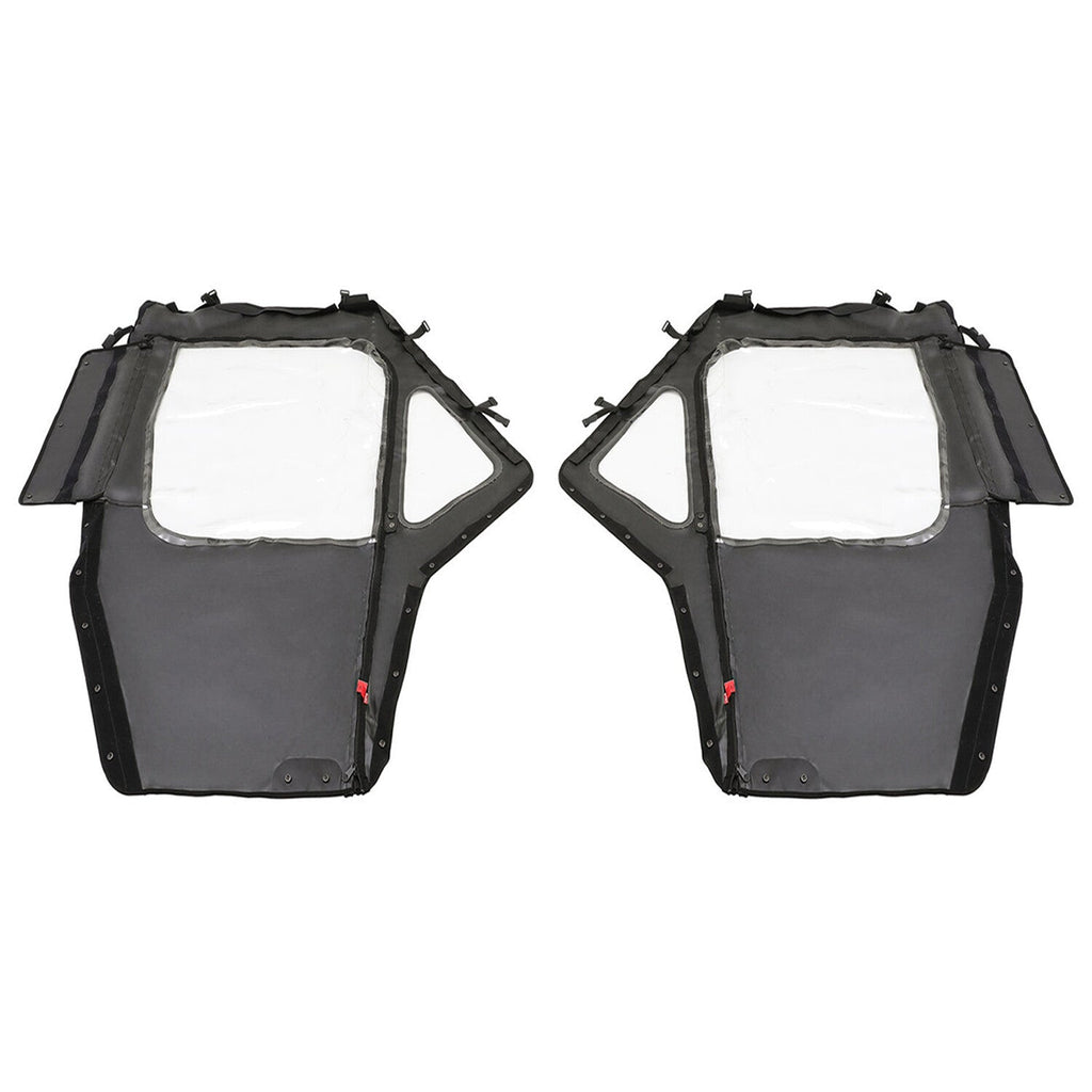 Soft Doors Kit Left Plus Right For Can Am Defender HD 5 7 8 9 10 2016 Plus 2 Seater