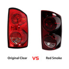 Pair Red Smoke Tail Lights Lamps for 2007-08 Dodge Ram 1500 07-09 Ram 2500 3500