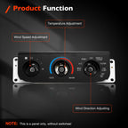 Climate Control Module AC Heater Panel Without Switch For Ford F150 F250 99 04