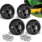 AM125172 Mower Deck Wheel Kit for John Deere 48 54 60 72 Lawn Mowers 4 Pack