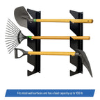 Garage Shed Tool Organizer Wall Mount Racks for Shovels and Rakes 2 Set