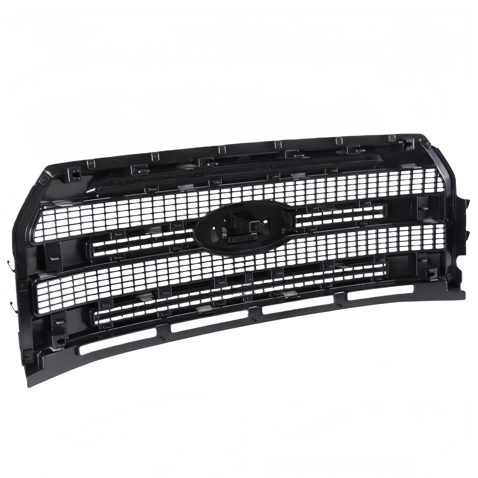 Matte Black Front Bumper Grille W/O Camera Hole for 2015-2017 for Ford F-150