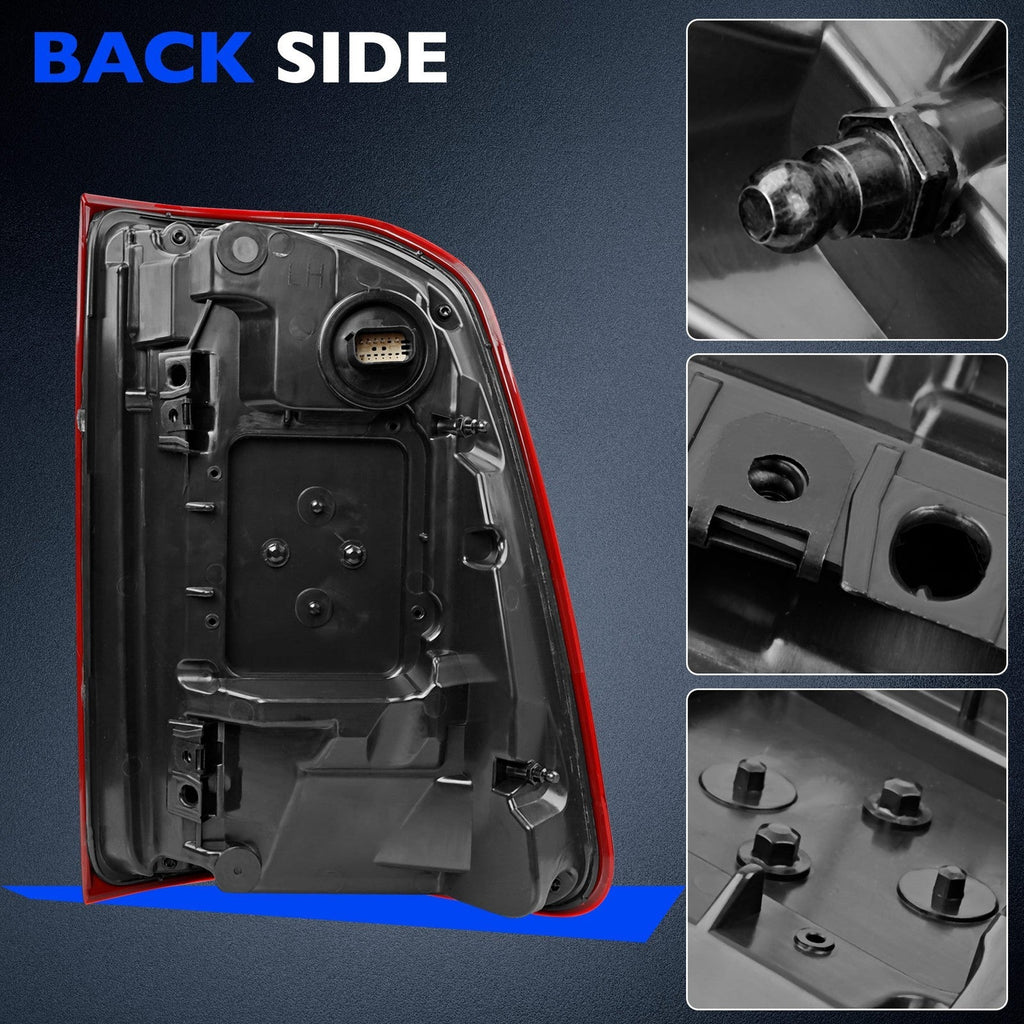 55112991AD LED Brake Tail Light Assembly Rear Left Driver for Ram 1500 2019to2024