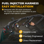 68087837AF Injector Wiring Engine Wire Harness for Ram 1500 Jeep Wrangler 12-24